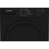 Indesit C YD C82 BBGL UK Condenser Tumble Dryer, 8kg, Black, B Rated