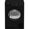 Hotpoint C HD C82 BBGD UK Condenser Tumble Dryer, 8kg, Black, B Rated