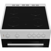 Indesit IT60V9KMW/UK Ceramic Electric Cooker with Separate Grill, White, A Rated