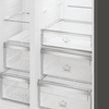 Hotpoint HPG2 6583W XP4UK American Fridge Freezer, Silver, E Rated,  Non-Plumbed