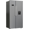 Hotpoint HPG2 6583W XP4UK American Fridge Freezer, Silver, E Rated,  Non-Plumbed