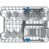Indesit IN2FE10CS90SUK Slimline Dishwasher, 10 Place Settings, Silver, E Rated
