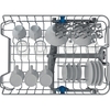 Indesit IN2ID10CS80UK Fully Integrated Slimline Dishwasher, 10 Place Settings, D Rated