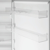 Indesit IKNH 1261 S4UK No Frost Fridge Freezer, 50/50, Silver, E Rated