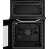 Hotpoint HTE5VCW Ceramic Electric Cooker with Separate Grill, White, A Rated