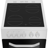 Hotpoint HTE5VCW Ceramic Electric Cooker with Separate Grill, White, A Rated
