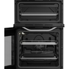 Hotpoint HTE5VCW Ceramic Electric Cooker with Separate Grill, White, A Rated