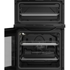 Hotpoint HTE5VCB Ceramic Electric Cooker with Separate Grill, Black, A Rated