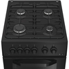 Hotpoint HTG5GCB Gas Cooker with Separate Grill, Black, A+ Rated