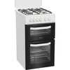 Hotpoint HDG5GCW Gas Cooker with Double Oven, White, A+ Rated