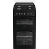 Hotpoint HDG5GCB Gas Cooker with Double Oven, Black, A+ Rated