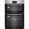 Indesit DII 10D IX Built-In Electric Double Oven, Stainless Steel, A Rated