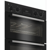 Indesit DII 10D B Built-In Electric Double Oven, Black, A Rated