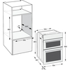 Hotpoint DIH 82G1A B Built-In Electric Double Oven, Black, A Rated