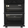 Indesit DUI 10D B Built-Under Electric Double Oven, Black, A Rated