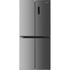 Indesit INGF 6421 XP4UK American Fridge Freezer, Silver, E Rated,  Non-Plumbed