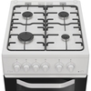 Hotpoint HTG5GCW Gas Cooker with Separate Grill, White, A+ Rated