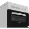Hotpoint HTG5GCWL Gas Cooker with Separate Grill, White, A+ Rated