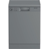 Indesit IN2FE13DT9SUK Dishwasher, 13 Place Settings, Silver, E Rated