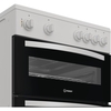 Indesit ITE6VMW Ceramic Electric Cooker with Separate Grill, White, A Rated
