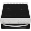Indesit ITE6VMW Ceramic Electric Cooker with Separate Grill, White, A Rated