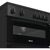Indesit ITE6VMB Ceramic Electric Cooker with Separate Grill, Black, A Rated