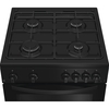 Indesit ITG6GB Gas Cooker with Separate Grill, Black, A+ Rated