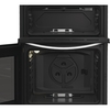 Indesit IDG6GW Gas Cooker with Double Oven, White, A+ Rated