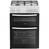 Indesit IDG6GW Gas Cooker with Double Oven, White, A+ Rated