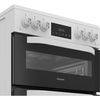 Hotpoint HTG6GDCW Gas Cooker with Separate Grill, White, A+ Rated