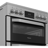 Hotpoint HDG6GDCX Gas Cooker with Double Oven, Stainless Steel, A+ Rated