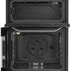 Hotpoint HDG6GDCWX Gas Cooker with Double Oven, Stainless Steel, A+ Rated