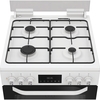 Hotpoint HDD6GDC2W Dual Fuel Cooker with Double Oven, White, A Rated