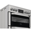 Hotpoint HDD6GDC2WX Dual Fuel Cooker with Double Oven, Stainless Steel, A Rated