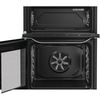 Hotpoint HDD6GDC2WX Dual Fuel Cooker with Double Oven, Stainless Steel, A Rated