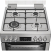 Hotpoint HDD6GDC2WX Dual Fuel Cooker with Double Oven, Stainless Steel, A Rated