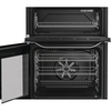 Hotpoint HDD6GDC2WX Dual Fuel Cooker with Double Oven, Stainless Steel, A Rated