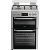 Hotpoint HDD6GDC2WX Dual Fuel Cooker with Double Oven, Stainless Steel, A Rated