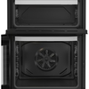 Hotpoint HDE6VDW Ceramic Electric Cooker with Double Oven, White, A Rated
