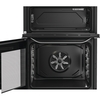 Hotpoint HDE6VDCAX Ceramic Electric Cooker with Double Oven, Stainless Steel, A Rated