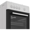 Indesit I5G1KMW Gas Cooker with Single Oven, White, A Rated