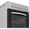 Indesit I5G3PMX Dual Fuel Cooker with Single Oven, Stainless Steel, A Rated