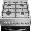 Indesit I5G3PMX Dual Fuel Cooker with Single Oven, Stainless Steel, A Rated