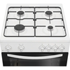 Indesit I6GGMMW/UK Gas Cooker with Single Oven, White, A Rated