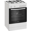 Indesit I6GGMMW/UK Gas Cooker with Single Oven, White, A Rated