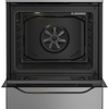 Hotpoint H6V5KMX/UK Ceramic Electric Cooker with Single Oven, Stainless Steel, A Rated