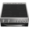 Hotpoint H6V5KMX/UK Ceramic Electric Cooker with Single Oven, Stainless Steel, A Rated