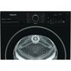 Hotpoint C HSD 82M BB UK Heat Pump Tumble Dryer, 8kg, Black, A+ Rated