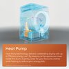 Hotpoint C HD 94M WW UK Heat Pump Tumble Dryer, 9kg, White, C Rated