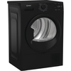 Indesit C YSD 82D BB UK Heat Pump Tumble Dryer, 8kg, Black, A+ Rated